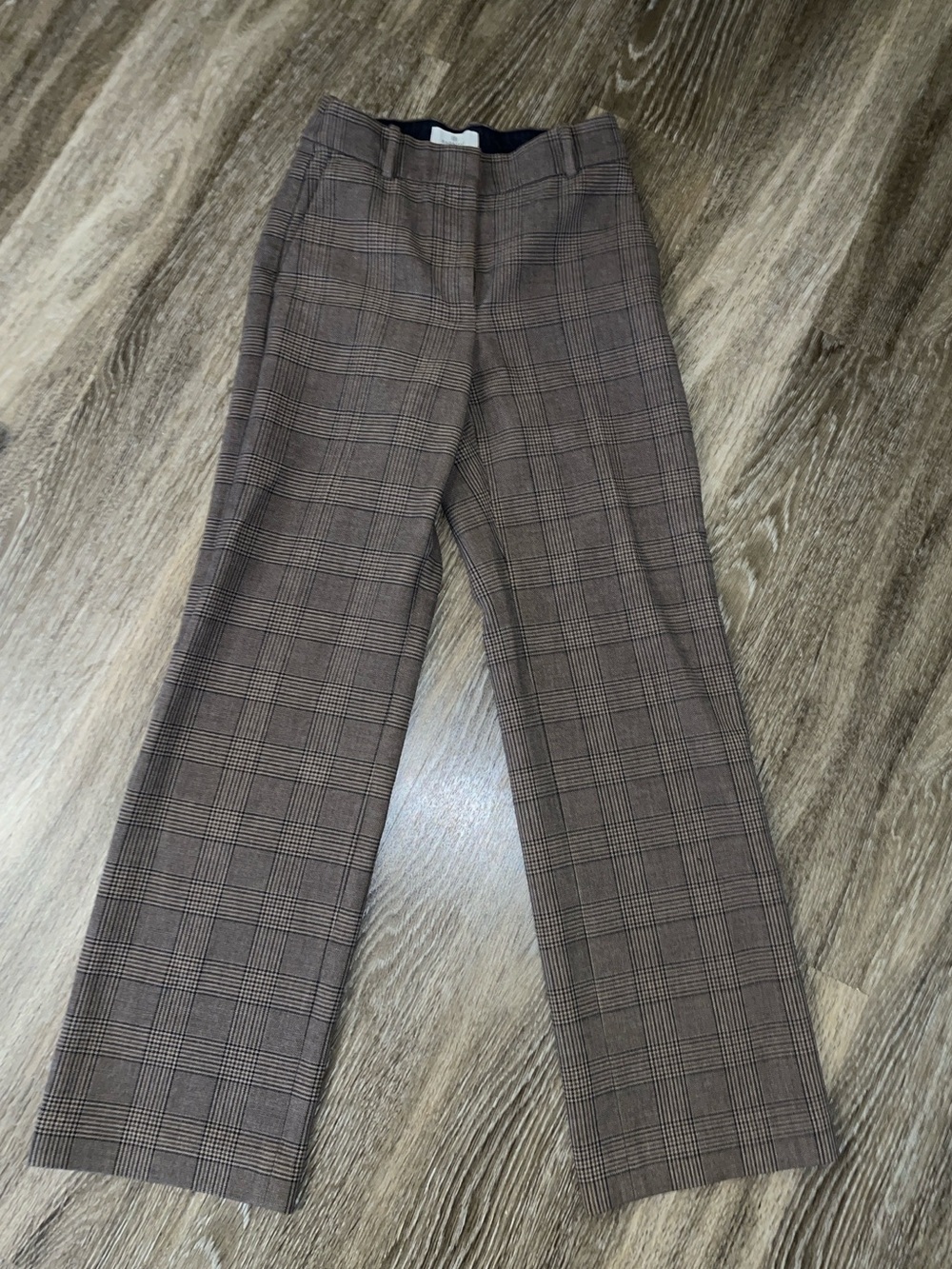Aritzia Babaton New Agency Pants - Plaid